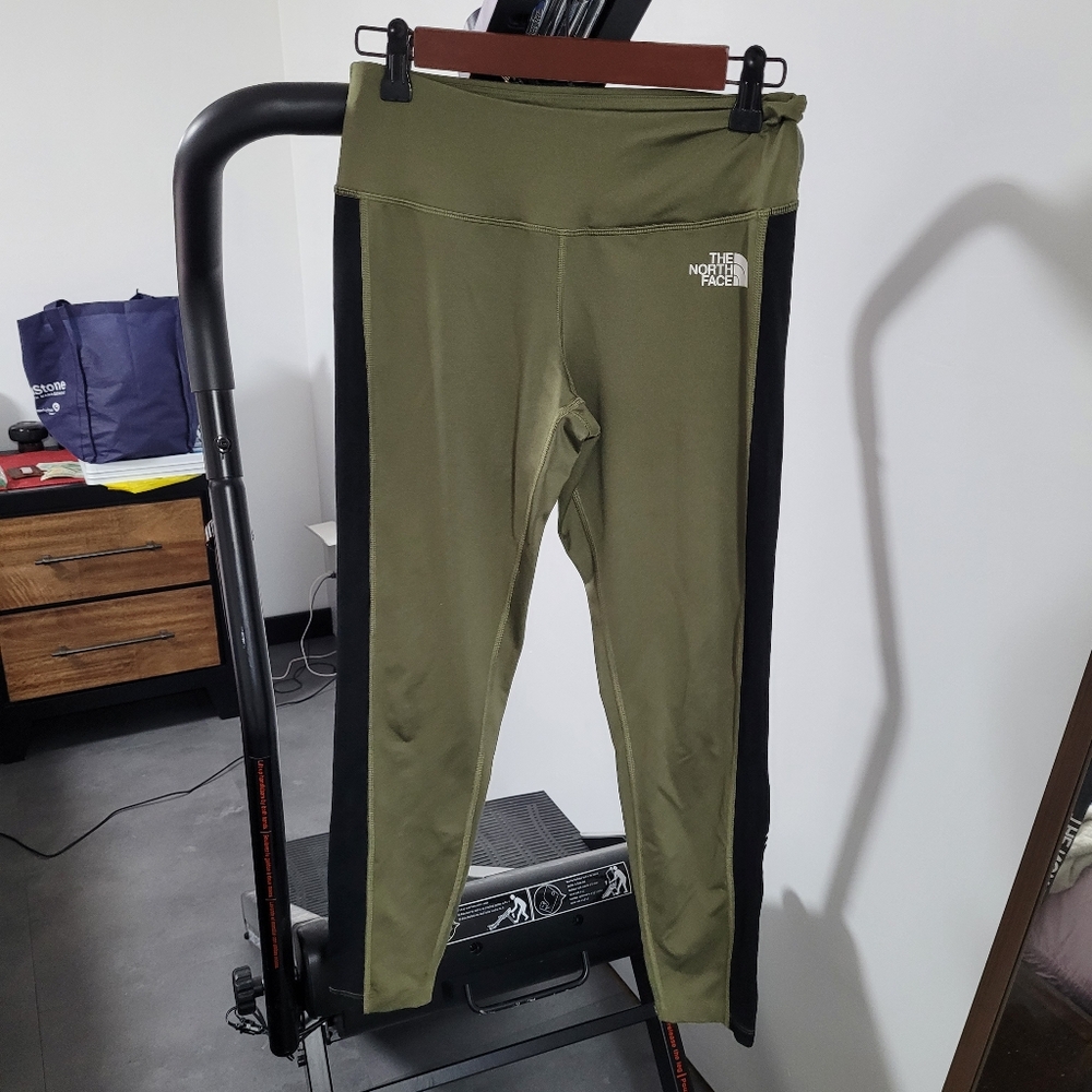 The North Face Olive and Black Leggings